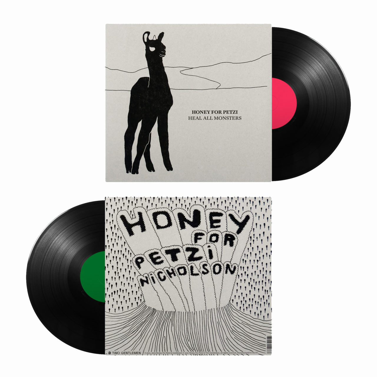 HONEY FOR PETZI - Heal All Monsters & Nicholson Vinyl Reissue