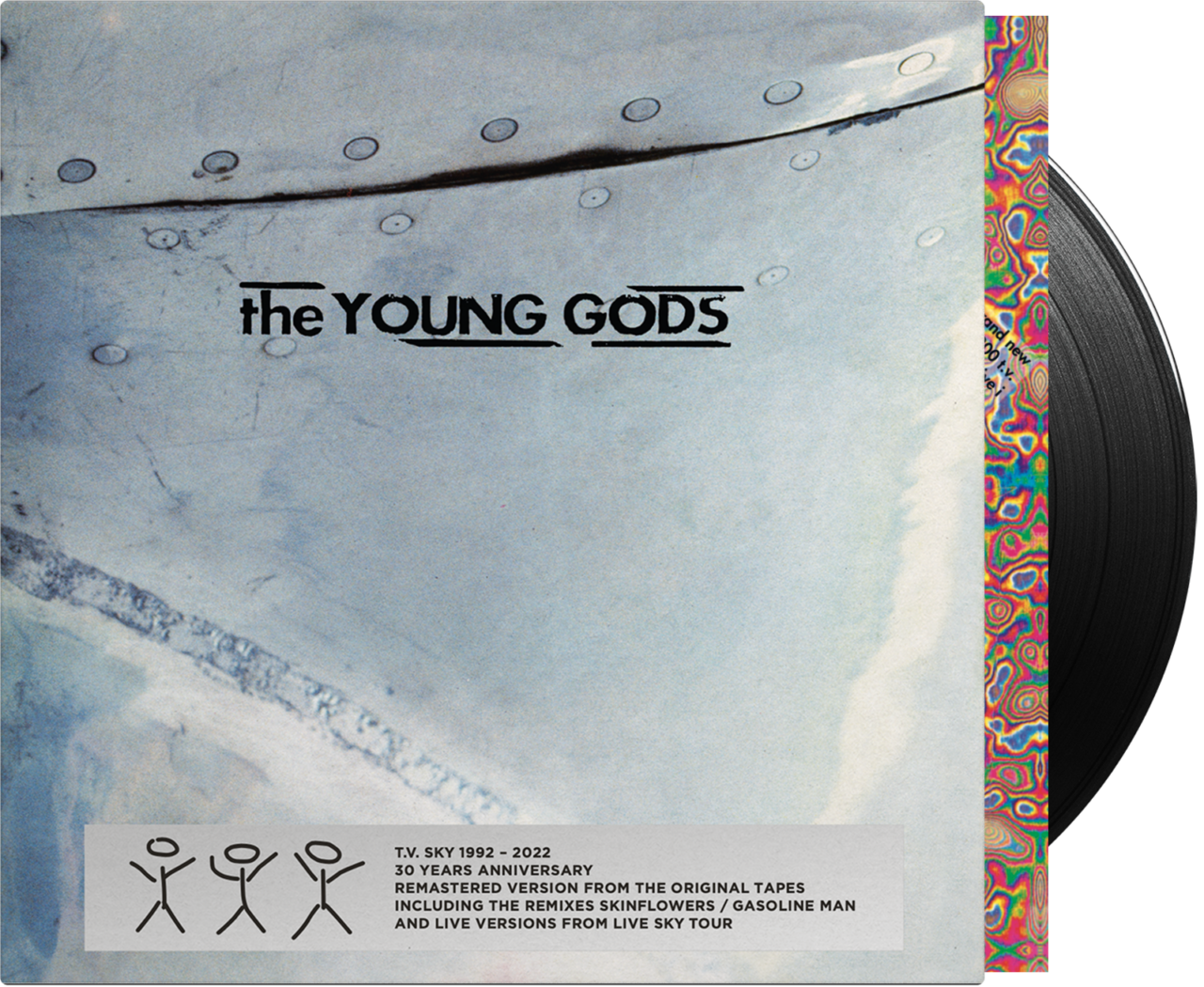 THE YOUNG GODS - T.V. SKY 30th Anniversary Reissue - 2xLP Gatefold Remastered Deluxe Edition
