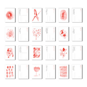 BRANDÃO FABER HUNGER – Ich Liebe Dich Postcards pack