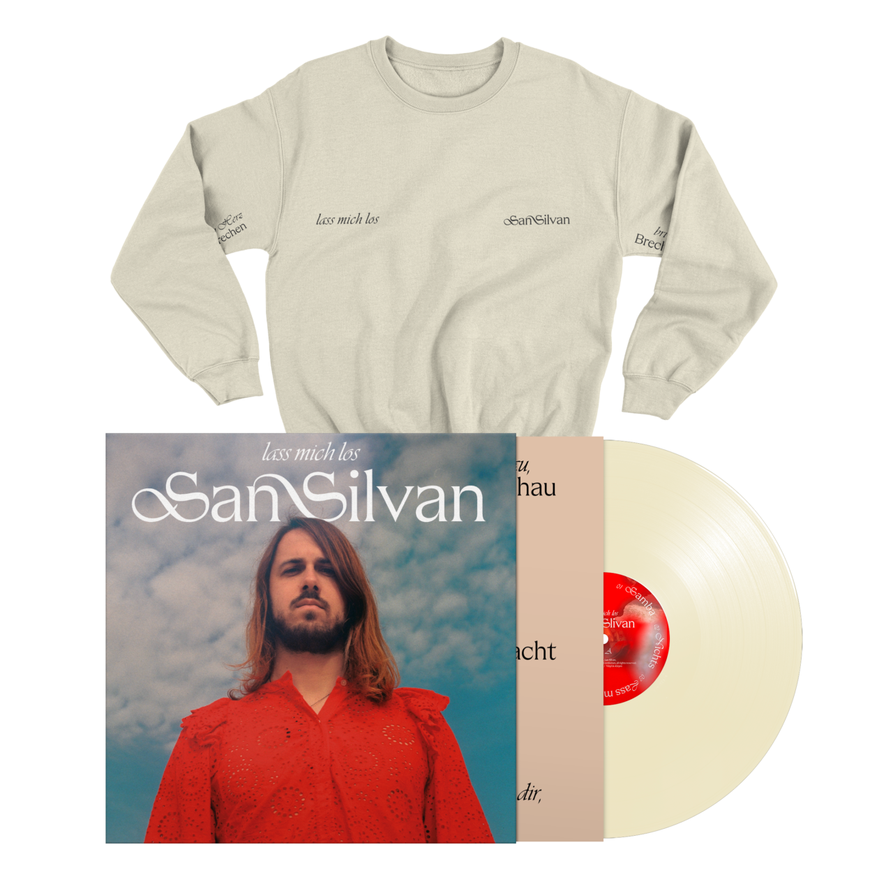 San Silvan - Lass mich los Sweatshirt and Album Bundle