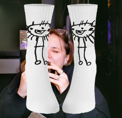 MEL D – Stick Figure Socks