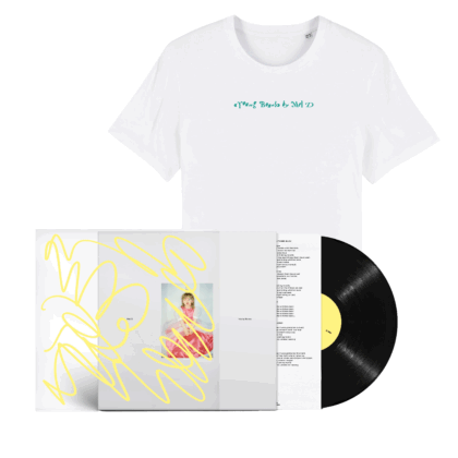 MEL D – Young Bones Vinyl + White T-Shirt Bundle